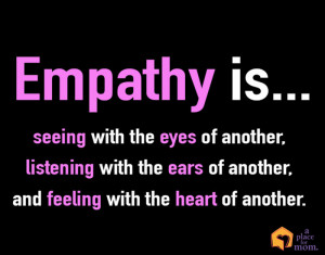Empathy Quote A Place for Mom