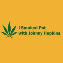 Smoked Pot With Johnny Hopkins T-shirt - Step Brothers T-shirt