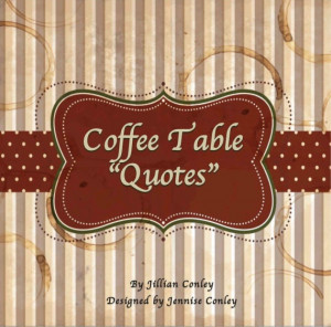 Coffee Table Quotes Home decor book for the by MyThreeSisters3, $11.99