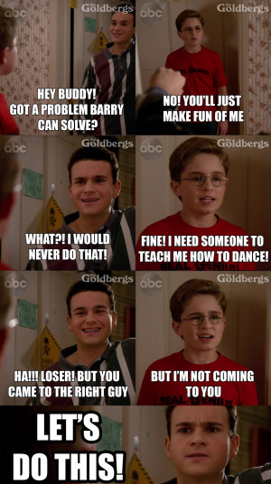 ... seangiambrone1 @RealTroyGentile Dance Lesson From Barry #TheGoldbergs