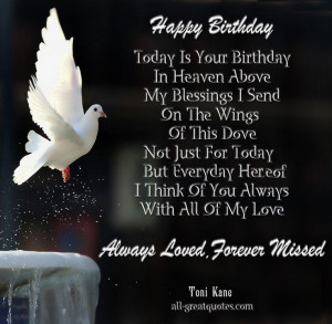 Your Birthday in Heaven | Happy Birthday .. Today Is Your Birthday, In ...