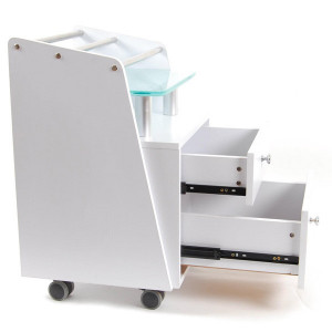 Pedicure Cart with Glass Top