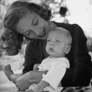 Iconic Babies: Actress Lauren Bacall holding her and Humphrey Bogart's ...