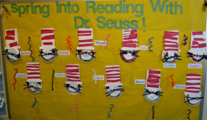 ... of: Dr. Seuss Bulletin Board for Preschool, Cat in the Hat Art Project