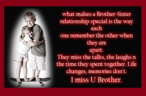 Miss You Brother Quotes of Raksha Bandhan
