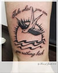 ... Jack Sparrow's tattoo with quote 