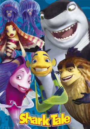 Shark Tale poster, montage