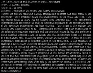 fbox{\begin{minipage}{5in}\noindent{\bf To:} Kevin Karplus and ...