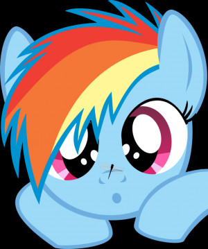 Mlp Rainbow Dash Cute Filly dash.png