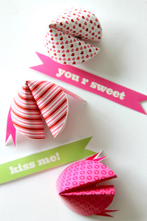 Fortune Cookie Printable: Free Valentines Day Fortunes!