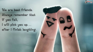 Short Quotes About Friendship Cool Funny Friend Quotes Wallpaper With ...