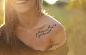 Quotes On Collar Bone Tattoos