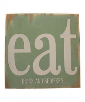 Take a look at this Green & White 'Eat' Wood Sign by 13Pumpkins on # ...