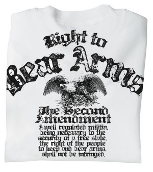 Home SALES Closeout Right to Bear Arms - The Second Amendment T-Shirt