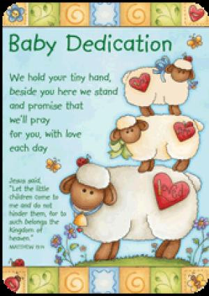 bible verses for baby dedication ceremony