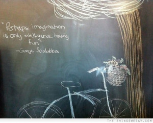 Perhaps imagination is only intelligence having fun
