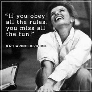 Katherine Hepburn, Don't you just love her!