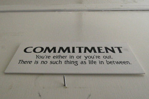 Commitment is the First Step on the Road to Success: 
