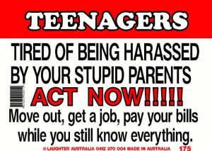 Home » Fun Signs » Fun Sign 175 - Teenagers