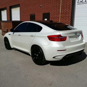 bmw m4 fully wrapped in 3m satin pearl white vinyl