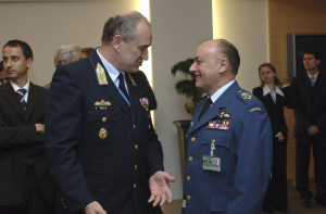 Left to right Major General Talla Hungarian Military Representative