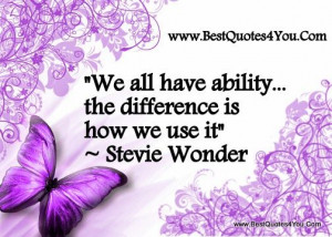 Stevie Wonder quote
