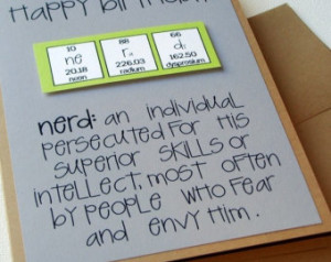 ... de cumpleaños Nerd - Nerdilicious Science Teacher verde y gris