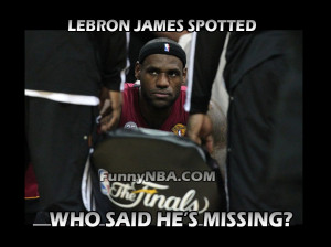 Lebron James Not Missing