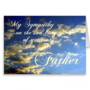 sympathy loss of dad