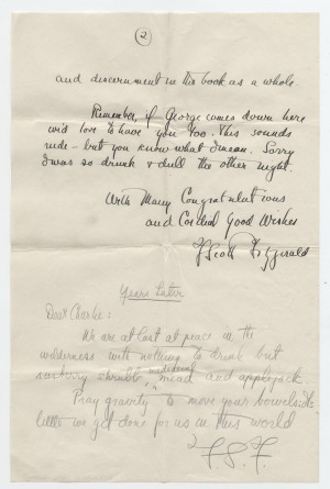 Isn’t F. Scott Fitzgerald’s handwriting the most beautiful ...