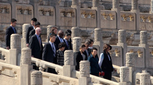 First Lady Michelle Obama visits the Forbidden City with Peng Liyuan ...