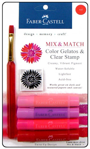 Faber-Castell - Mix and Match Collection - Color Gelatos - Red - 4 ...