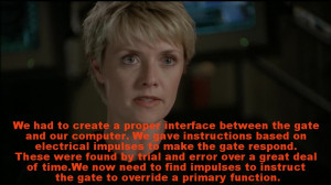 Re: Favorite funny quotes of RDA from Stargate SG1