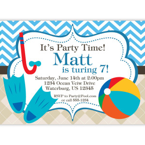 Pool Party Invitation Quotes
