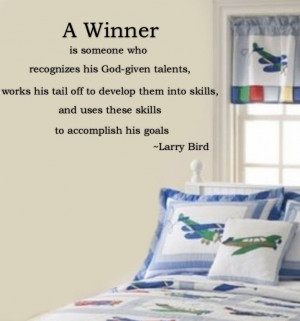Inspirational Quote Larry Bird