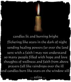 Wicca Spells | Healing - candles lit and burning bright, ... | Wiccan ...