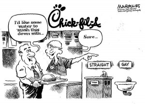 Chick-fil-A opens in West Hollywood? humor by Jimmy Margulies