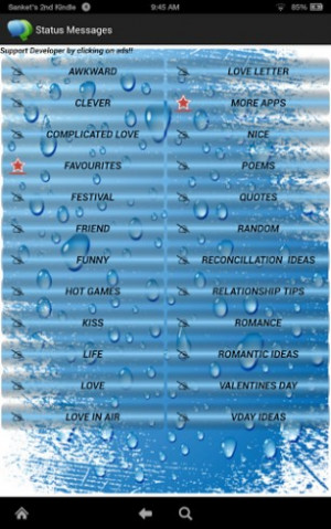 View bigger - Status Update Shuffle Quotes for Android screenshot