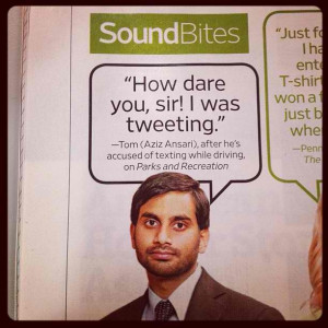 Tom Haverford.