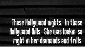 Bob Seger - Hollywood Nights song lyrics, song quotes, songs, music ...
