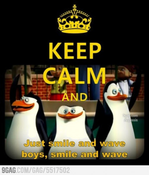Just smile and wave