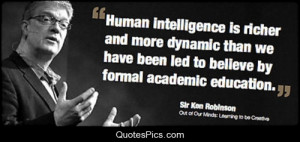 Human Intelligence – Sir Ken Robinson