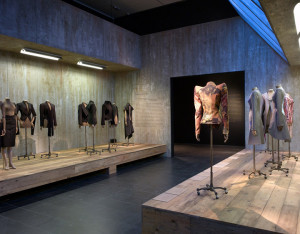 The first room featured his MA graduate collection, 