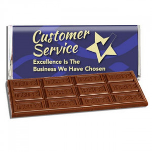 ... service hershey's appreciation chocolate bar , customer service week