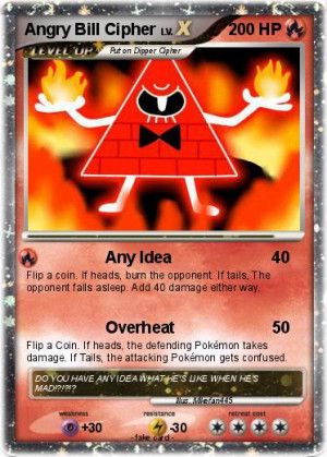 Bill Cipher Pokemon Card