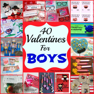 40 Valentines for Boys