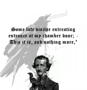 From The Raven by Edgar Allan Poe