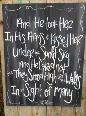 Eowyn and Faramir - wedding quote