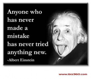 Albert Einstein: Mistakes
