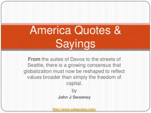 America quotes & sayings